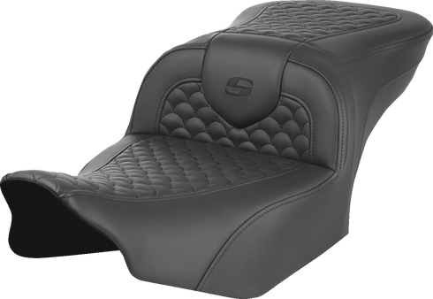 SADDLEMEN Roadsofa™ Seat - Dragon Scale Stitch - w/o Backrest - FLTR/FLHX '23-'25 823-07-20800