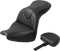 SADDLEMEN RoadSofa™ Seat - with Backrest - Black Stitch - FXBR/S '18-'20 818-31-187BR