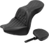 SADDLEMEN Roadsofa™ Seat - with Backrest - Lattice Stitch - FXBR/S '18-'20 818-31-182BR
