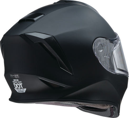 Z1R Youth Warrant 2.0 Snow Helmet - Flat Black - Medium 0122-0145