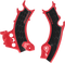 ACERBIS X-Grip Frame Guards - Black/Red - CRF 250/450 R/RX 2986181018
