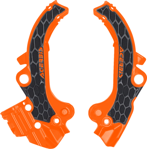 ACERBIS X-Grip Frame Guards - Black/Orange - SX65 | TC65 | MC65 2985891008