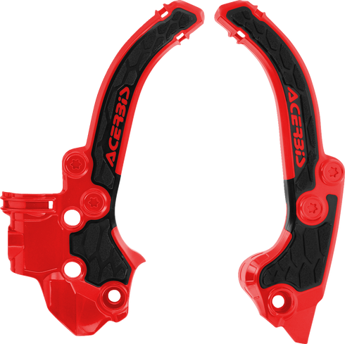 ACERBIS X-Grip Frame Guards - Black/Red - SX50 | TC50 | MC50 2985911018