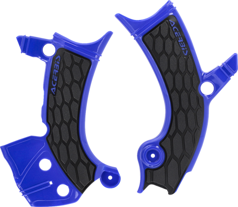 ACERBIS X-Grip Frame Guards - Black/Blue - WR 250/450 F 2985901034