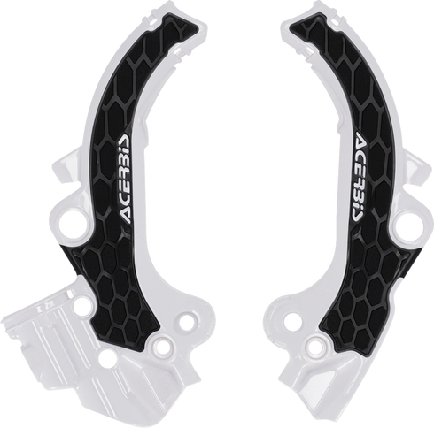 ACERBIS X-Grip Frame Guards - Black/White - SX65 | TC65 | MC65 2985891035