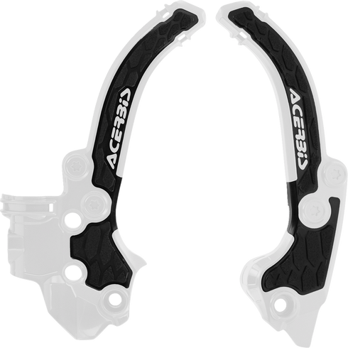ACERBIS X-Grip Frame Guards - Black/White - SX50 | TC50 | MC50 2985911035