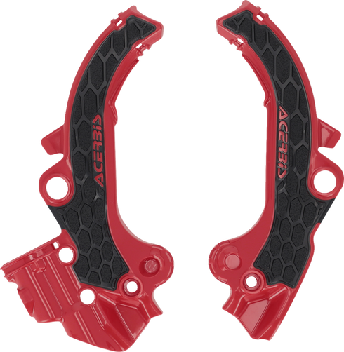 ACERBIS X-Grip Frame Guards - Black/Red - SX65 | TC65 | MC65 2985891018
