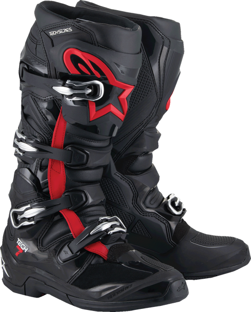 ALPINESTARS Tech 7 Boots - Fluorescent Red/Black - US 13 / EU 48 2012025-1030-13