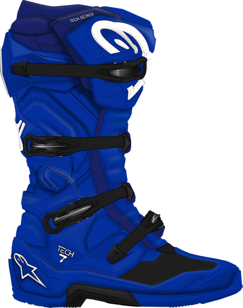 ALPINESTARS Tech 7 Boots - Blue - US 14 / EU 49.5 2012025-70-14