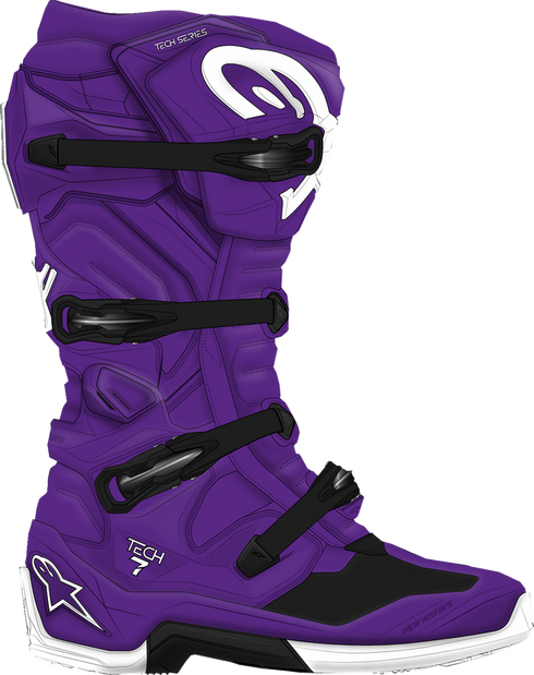 ALPINESTARS Tech 7 Boots - Purple - US 13 / EU 48 2012025-38-13