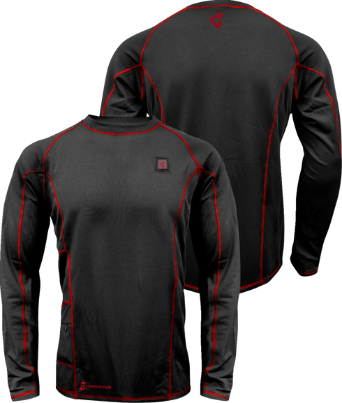 GERBING HEATED CLOTHING 7V Heated Base Layer Shirt - 3XL GER-BLS-7V-M-BLK-3XL