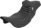 SADDLEMEN Pro Series SDC Performance Seat - w/ Backrest - Tuck-n-Roll/Carbon Fiber - Gripper - FLH/FLT '08-'23 SC80807TB