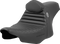 SADDLEMEN Pro Series SDC Performance Seat - Tuck-n-Roll - w/ Backrest - FLH/FLT '23-'24 SC82307TB