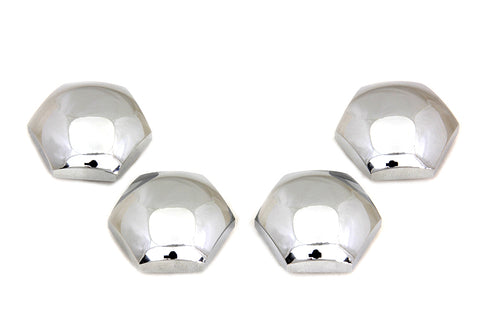 V-Twin Rocker Shaft End Nut Stock Chrome - 49-0037