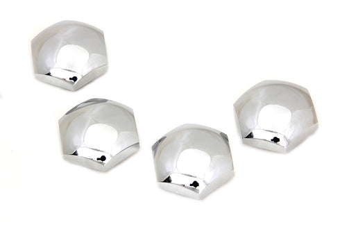 V-Twin Rocker Shaft End Nut Stock Chrome - 49-0037