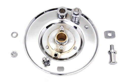 V-Twin Front Brake Backing Plate Chrome - 49-0041
