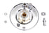 V-Twin Front Brake Backing Plate Chrome - 49-0041