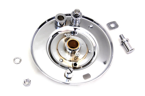 V-Twin Front Brake Backing Plate Chrome - 49-0041