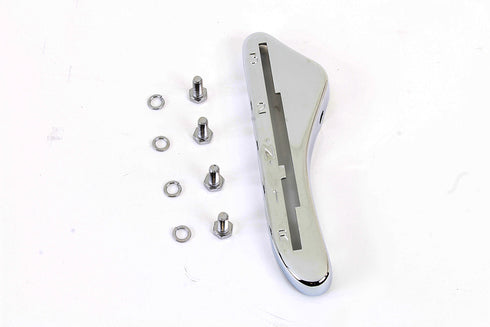 V-Twin Chrome 3-Speed and Reverse Left Side Tank Hand Shifter Gate - 49-0111