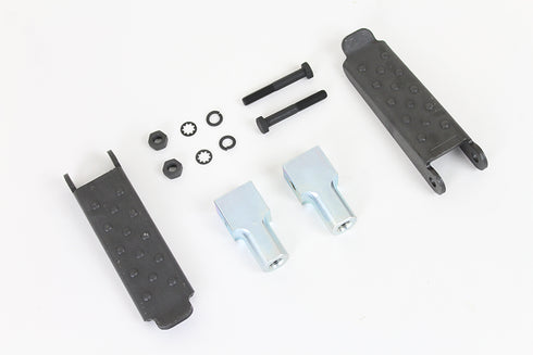V-Twin Parkerized Rear Footpeg Set - 49-0177