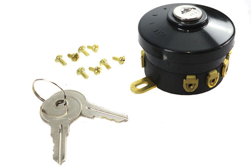 V-Twin Replica Indian Ignition Switch with 2 Keys - 49-0253