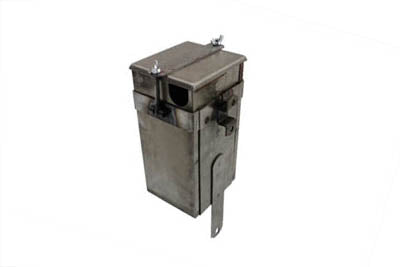V-Twin Servi-Car Black Battery Box - 49-0302