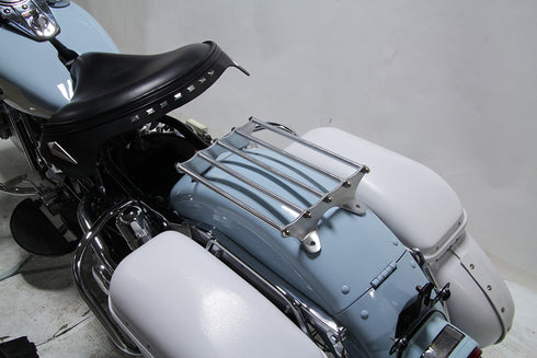 V-Twin Wyatt Gatling Old Style Polished Luggage Rack - 49-0304