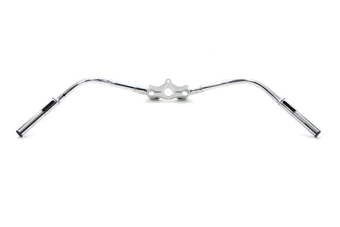 V-Twin Inline Spring Fork Buckhorn Handlebar - 49-0323