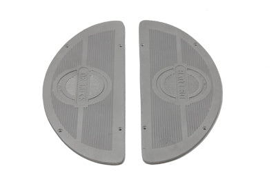 V-Twin Deluxe Footboard Insert Aluminum - 49-0376