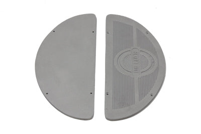 V-Twin Deluxe Footboard Insert Aluminum - 49-0376