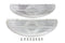 V-Twin Deluxe Footboard Insert Chrome - 49-0436