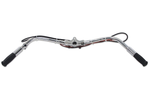 V-Twin Inline Spring Fork Handlebar Assembly Chrome - 49-0482