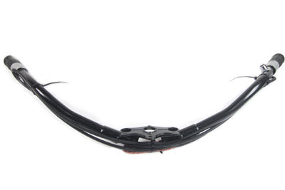 V-Twin Inline Spring Fork Handlebar Assembly Black - 49-0483