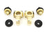 V-Twin Polished Brass Flanders Riser Tops - 49-0489