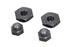 V-Twin Spring Fork Rod Top Nut Set Parkerized - 49-0516