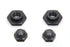 V-Twin Spring Fork Rod Top Nut Set Parkerized - 49-0516