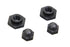 V-Twin Spring Fork Rod Top Nut Set Parkerized - 49-0516