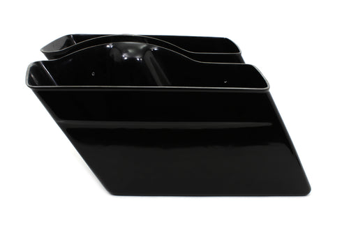V-Twin Black Saddlebag Bottom Set - 49-0535