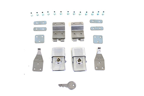 V-Twin 1964-1968 FL Saddlebag Lock Kit - 49-0612