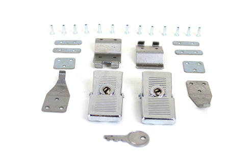 V-Twin 1964-1968 FL Saddlebag Lock Kit - 49-0612