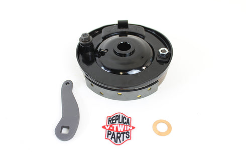 Motorshop 1936 Rear Brake Backing Plate Assembly Kit - 49-0613