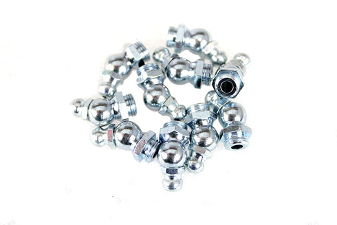 V-Twin Alemite Grease Fitting White Zinc - 49-0637