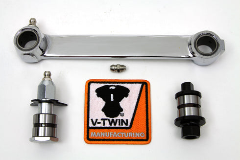 V-Twin Chrome Front Brake Shackle Bar Kit - 49-0644