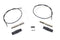 V-Twin Throttle and Spark Cable Spiral Kit Nickel Plated - 49-0674