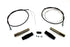 V-Twin Throttle and Spark Cable Spiral Kit Nickel Plated - 49-0674