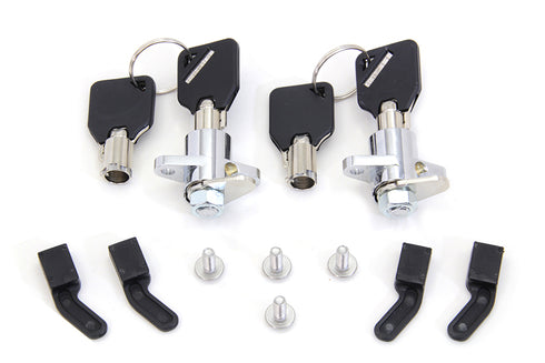V-Twin Saddlebag Lock and Key Kit - 49-0724