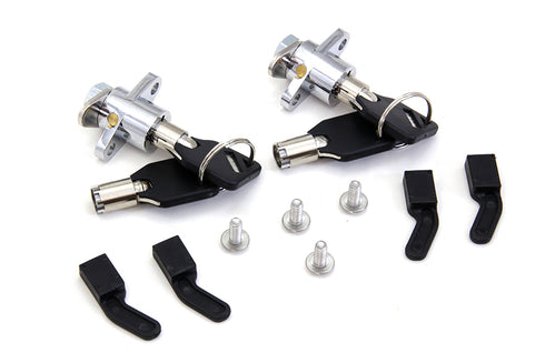 V-Twin Saddlebag Lock and Key Kit - 49-0724