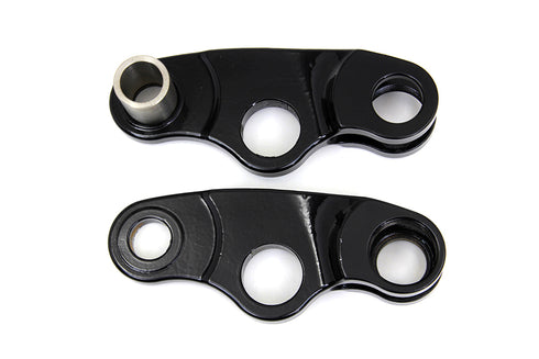 V-Twin Black Spring Fork Rocker Set - 49-0738