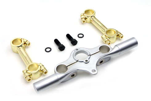 V-Twin Flanders 4 inch Spring Fork Riser Kit - 49-0763