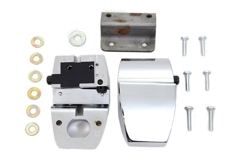 V-Twin Wyatt Gatling Chrome Tour-Pak Luggage Latch Kit - 49-0782